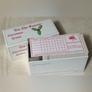 Vintage Christmas trivia game “Tis the Season”